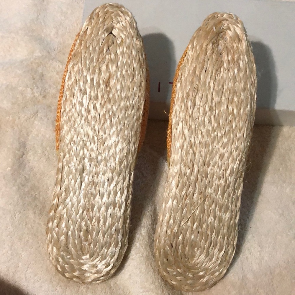 Woven Rattan Slippers. - Picture 2 of 4